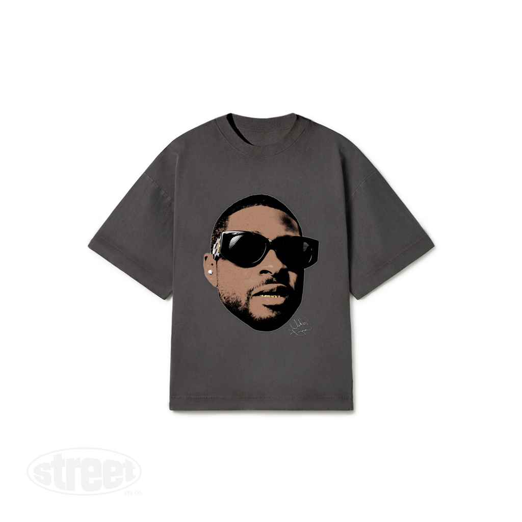 CAMISETA BOXY OVERSIZED USHER PREMIUM BOOTLEG