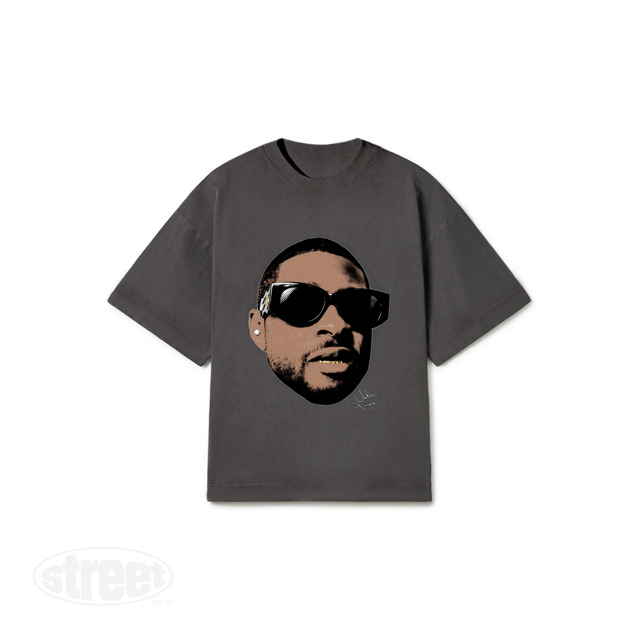 CAMISETA BOXY OVERSIZED USHER PREMIUM BOOTLEG