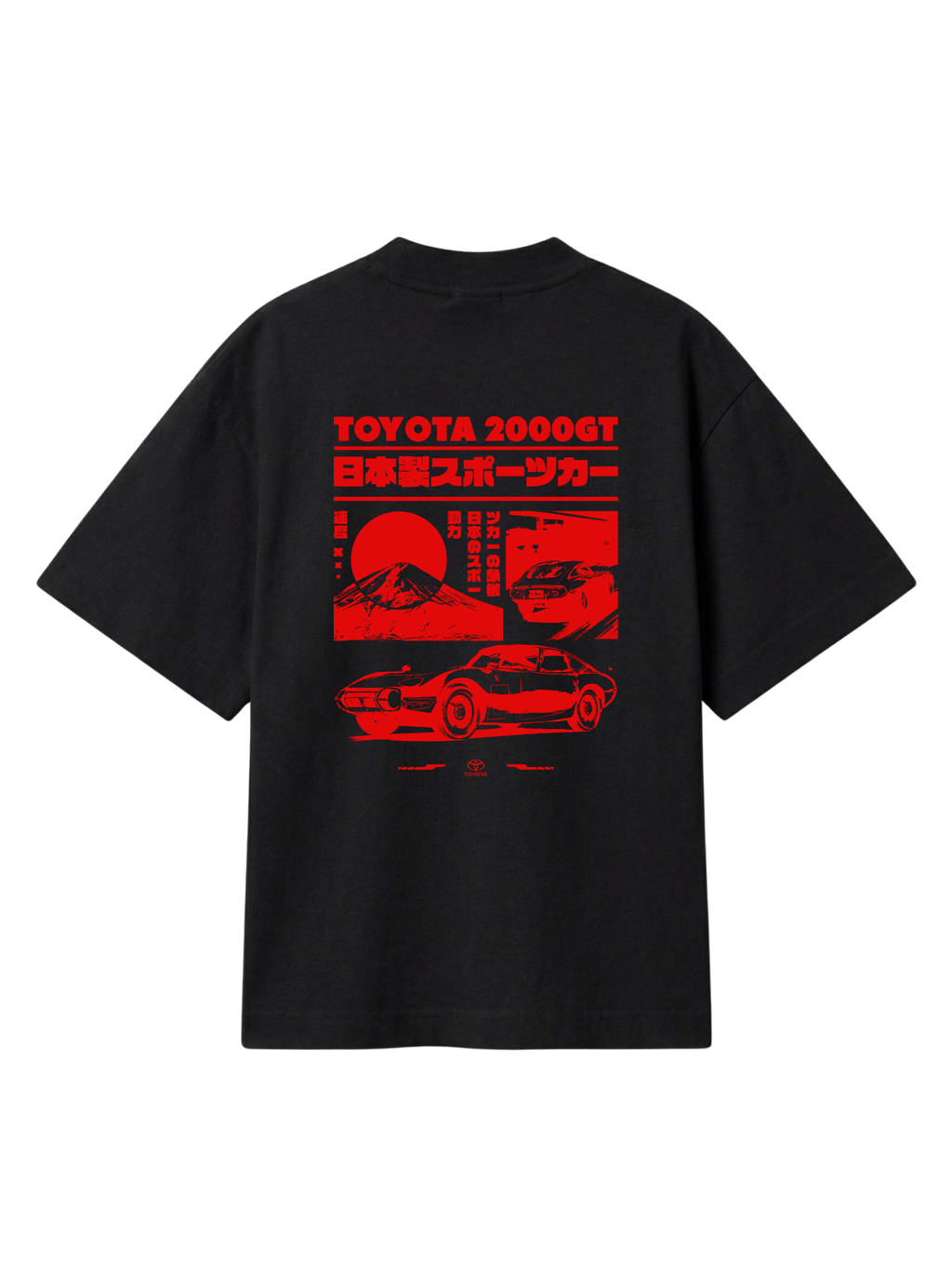 CAMISETA OVERSIZED TOYOTA 2000GT RACING ALGODAO