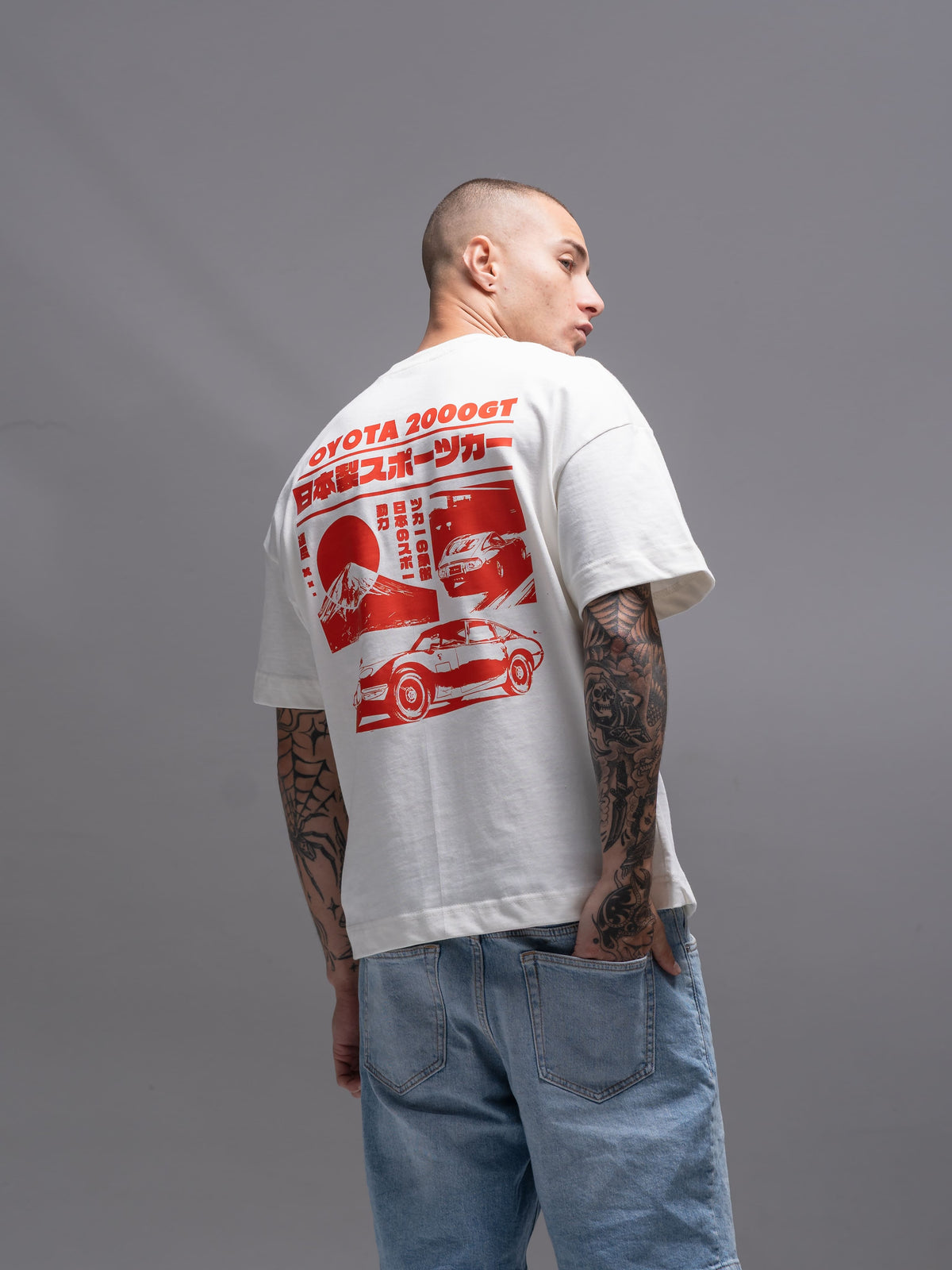 CAMISETA OVERSIZED TOYOTA 2000GT RACING ALGODAO