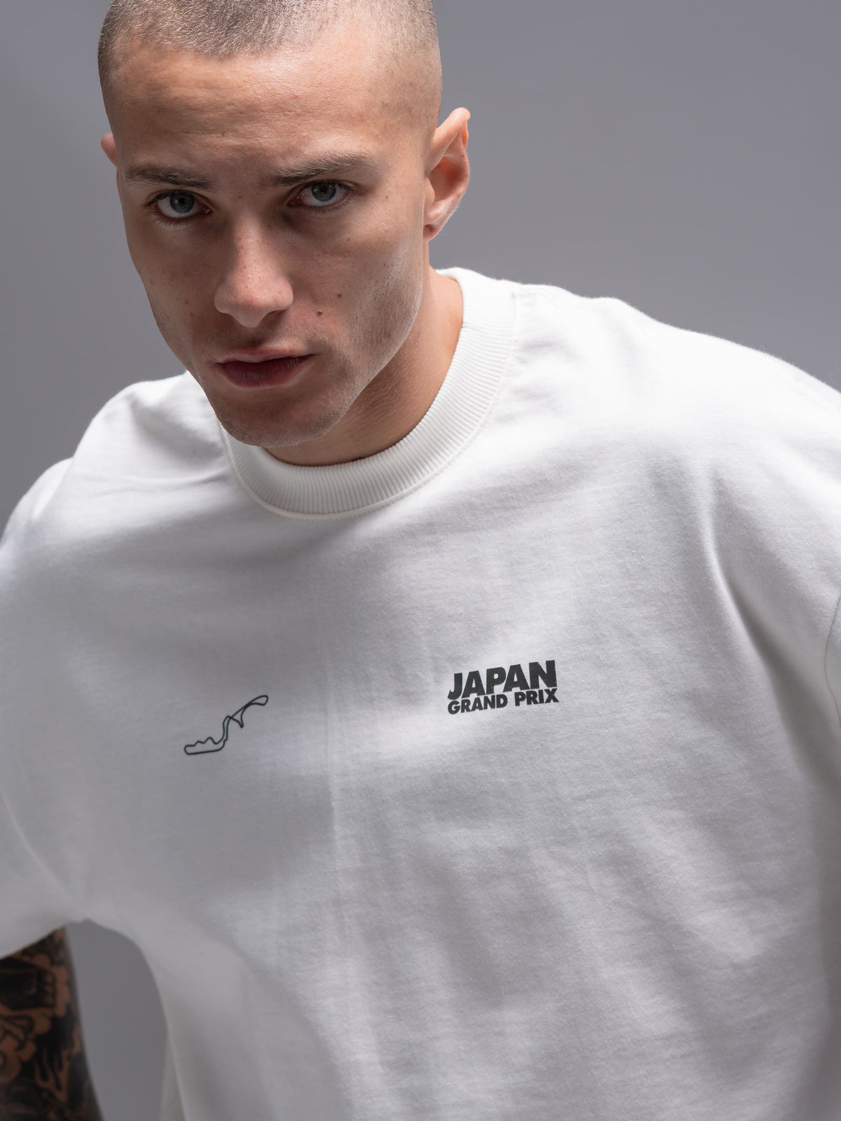 CAMISETA OVERSIZED JAPAN GRAN PRIX RACING STREETWEAR ALGODAO