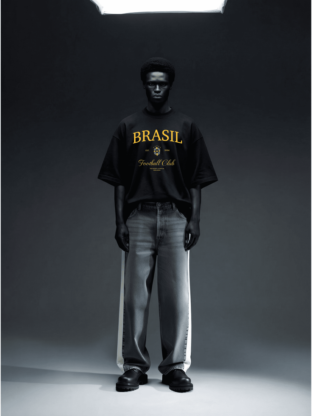 CAMISETA OVERSIZED BRASIL CLASSIC STREETWEAR PREMIUM