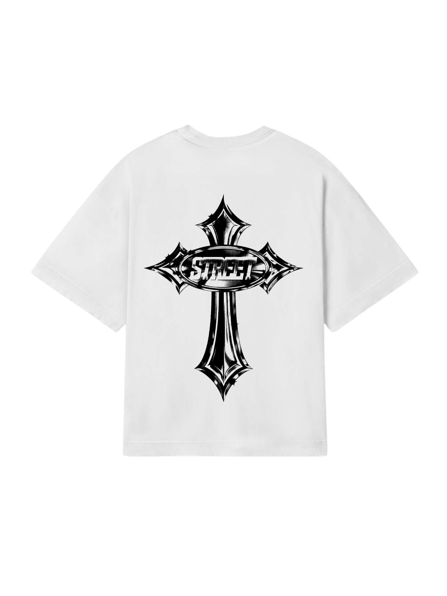 CAMISETA BOXY OVERSIZED IRON FAITH STREETWEAR PREMIUM