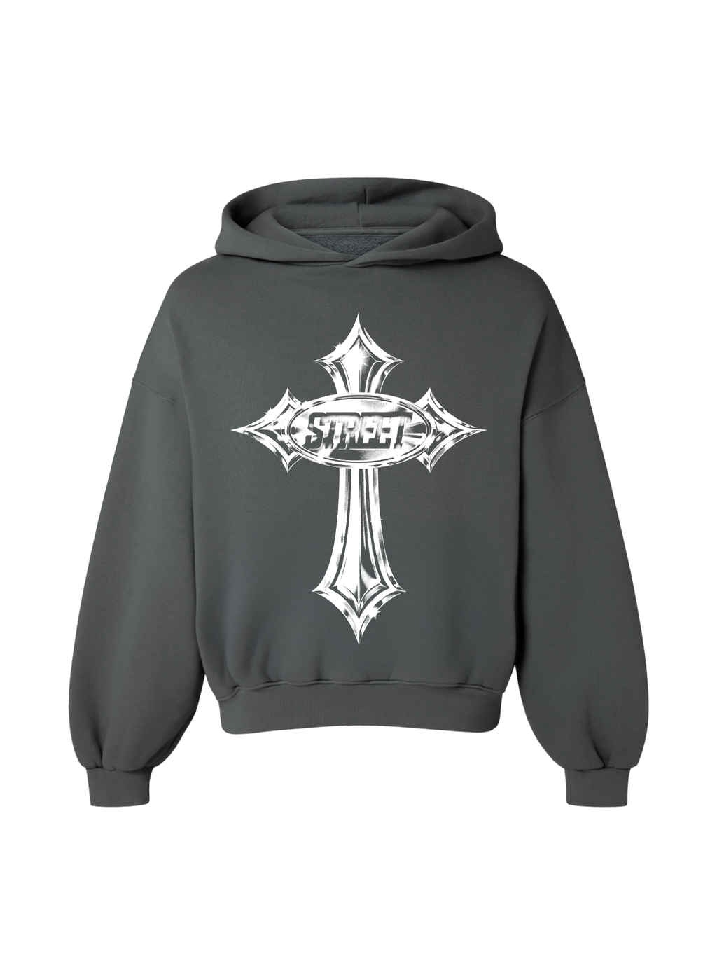 MOLETOM BOXY OVERSIZED IRON FAITH  STREETWEAR PREMIUM