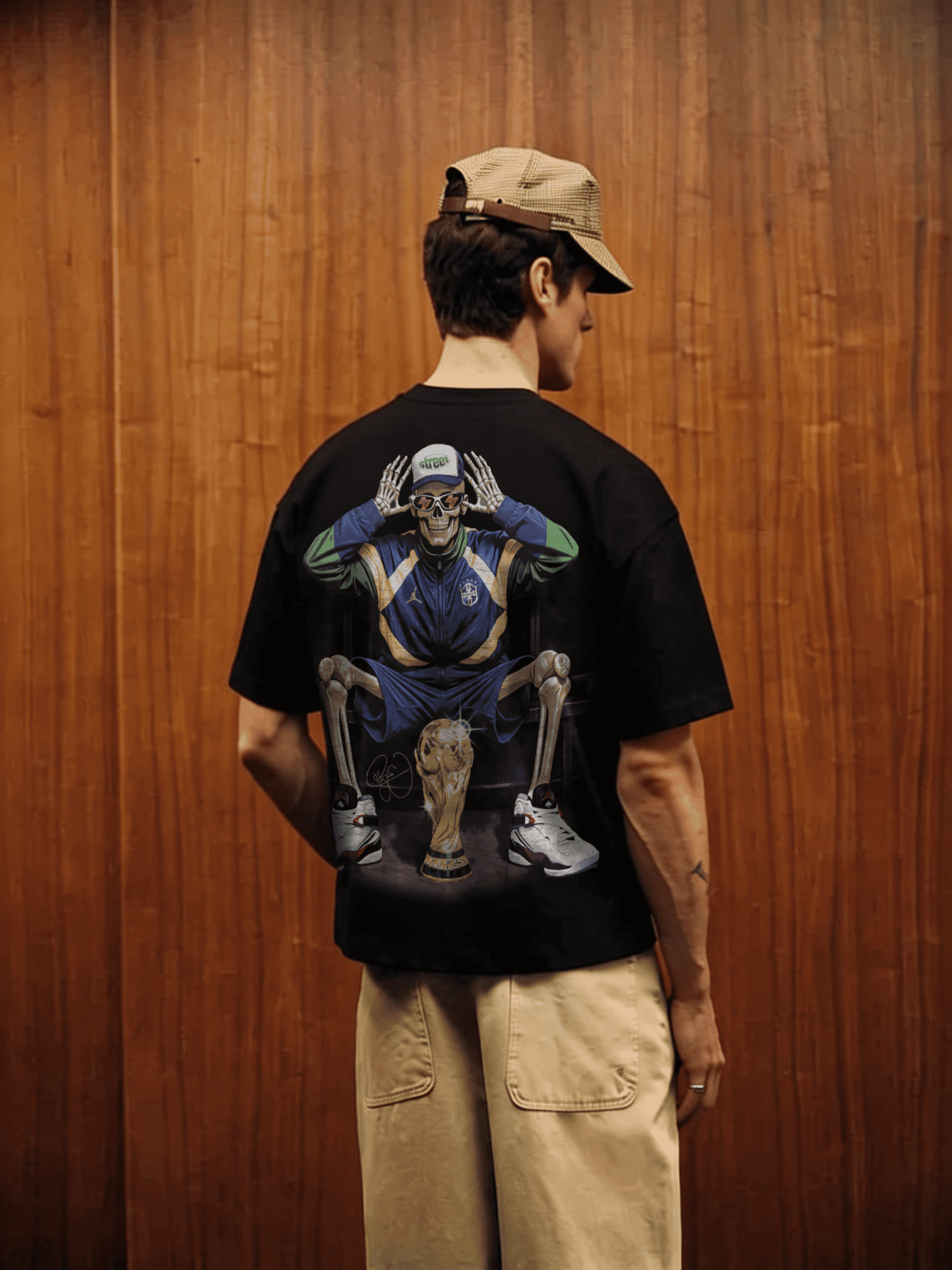 CAMISETA OVERSIZED BRASIL NEYMAR CHAMPION STREETWEAR PREMIUM