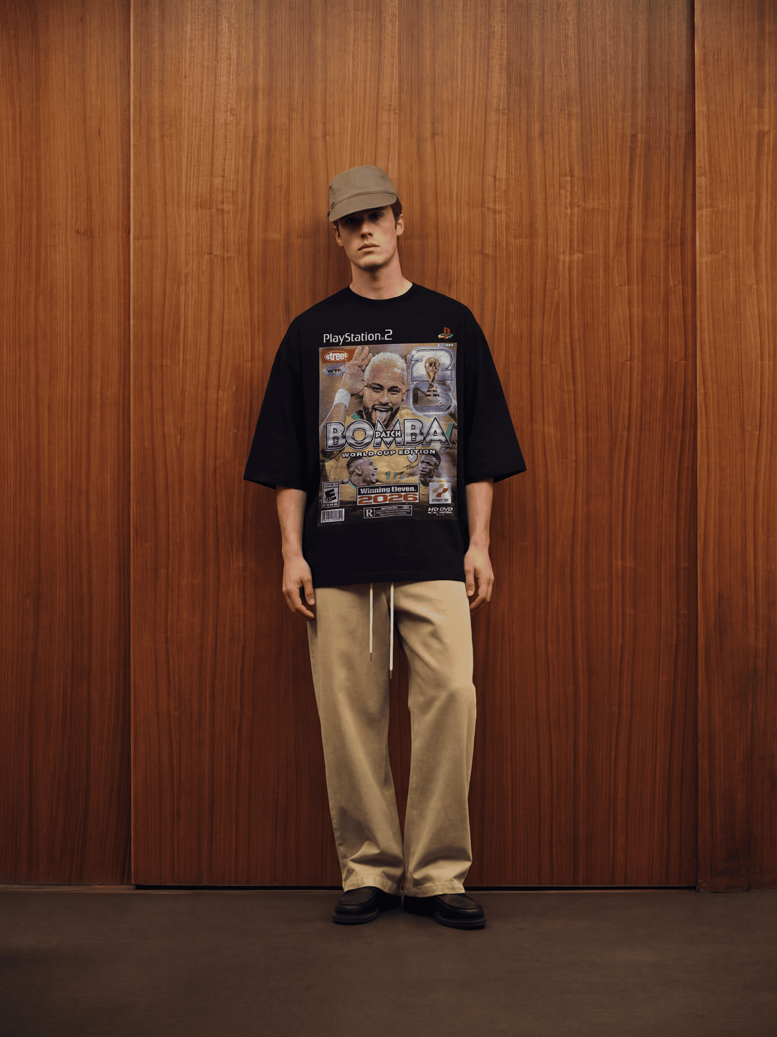 CAMISETA OVERSIZED BRASIL BOMBA PATCH NEYMAR STREETWEAR PREMIUM