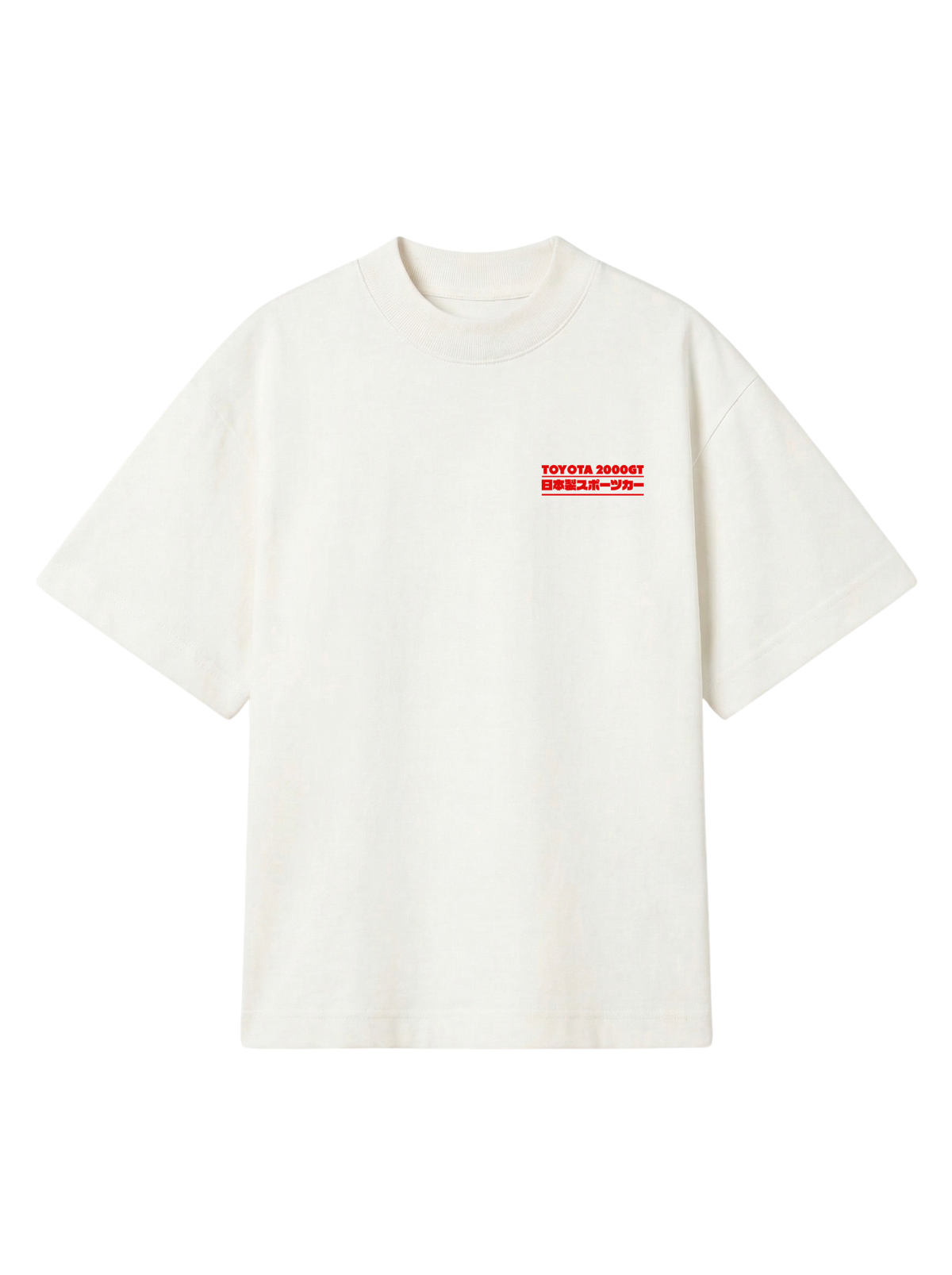 CAMISETA OVERSIZED TOYOTA 2000GT RACING ALGODAO