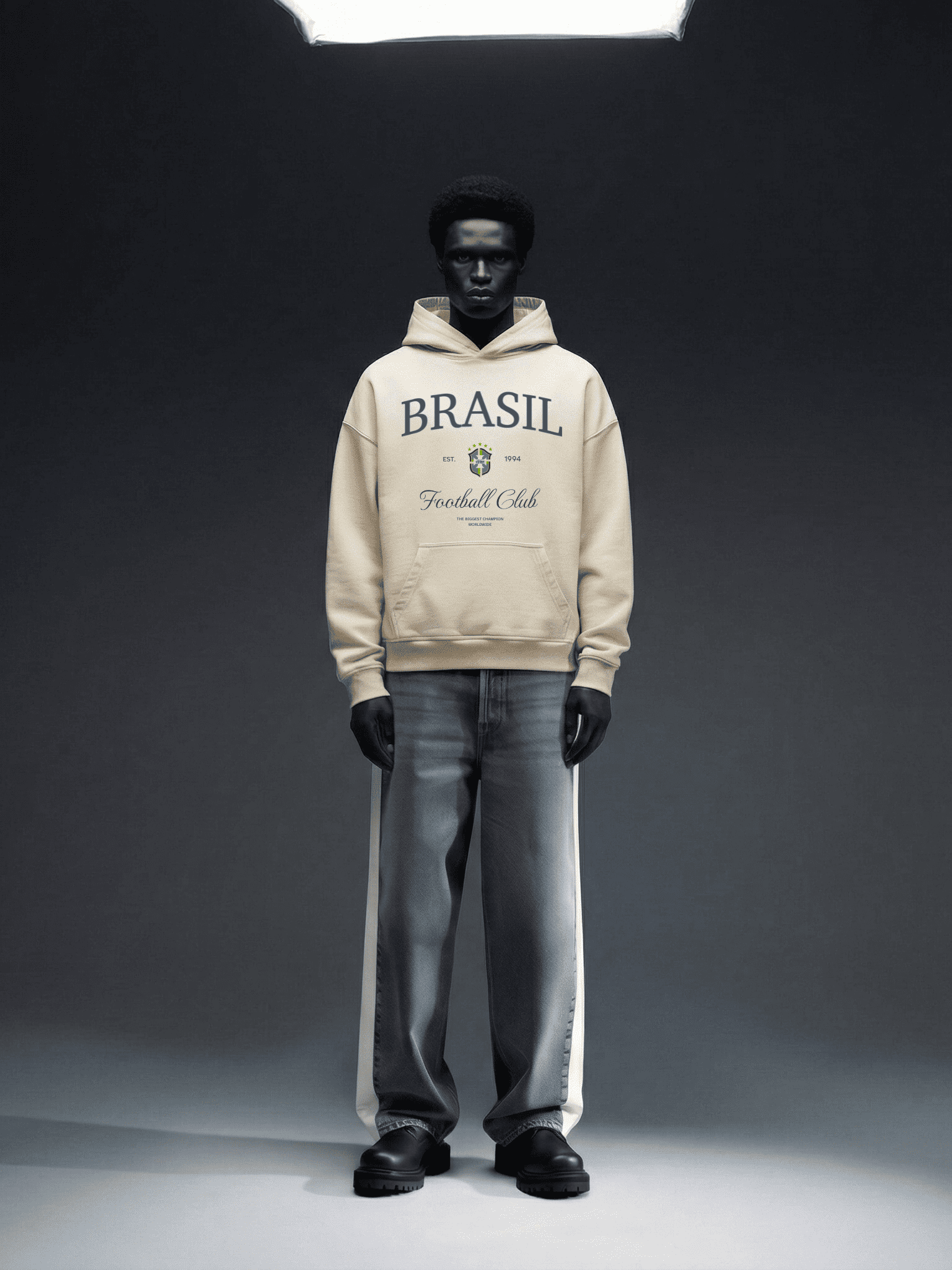 MOLETOM TRADICIONAL BRASIL WORLD CHAMPION STREETWEAR PREMIUM