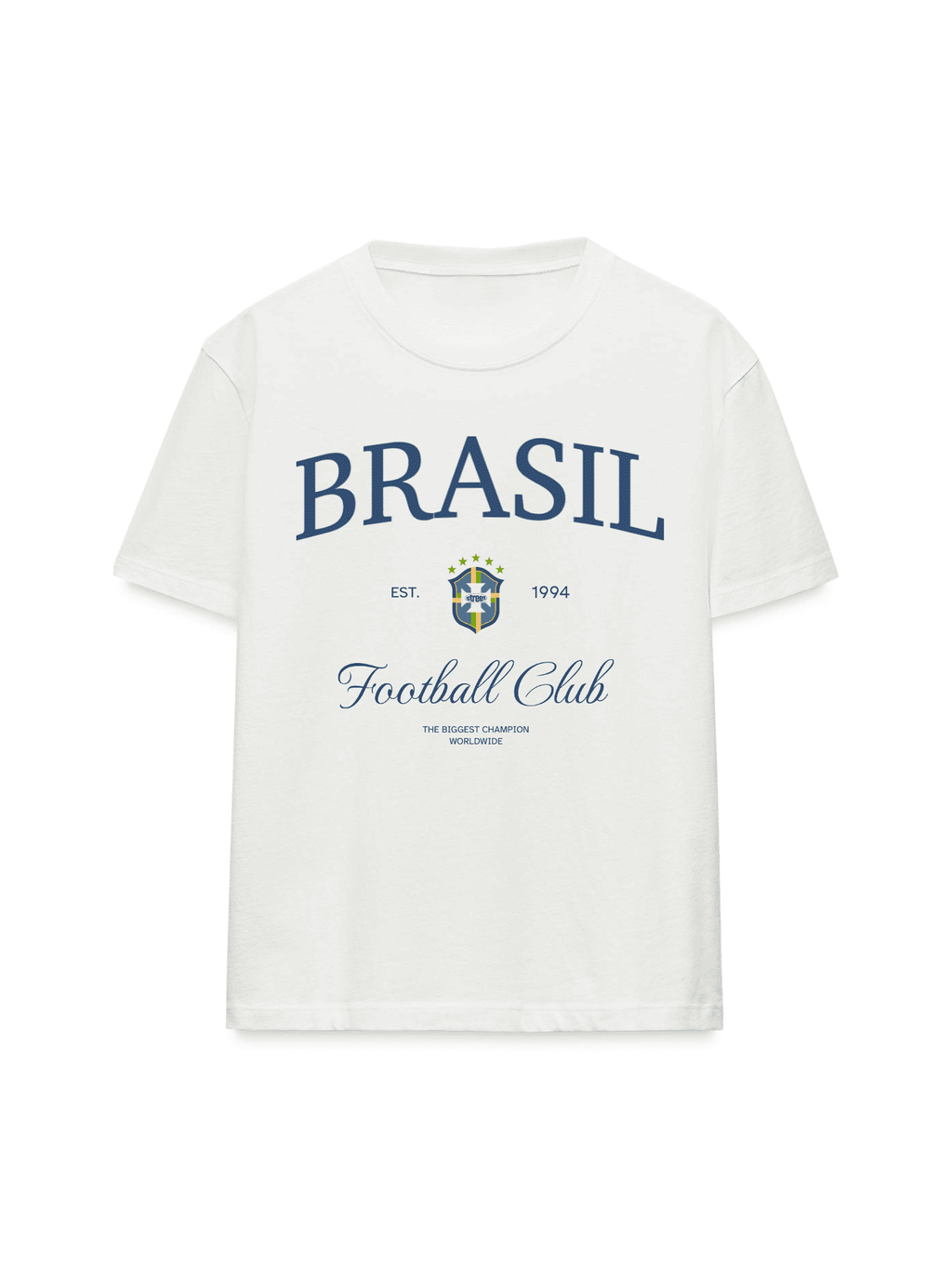 CAMISETA CASUAL FEMININA BRASIL CLASSIC PREMIUM