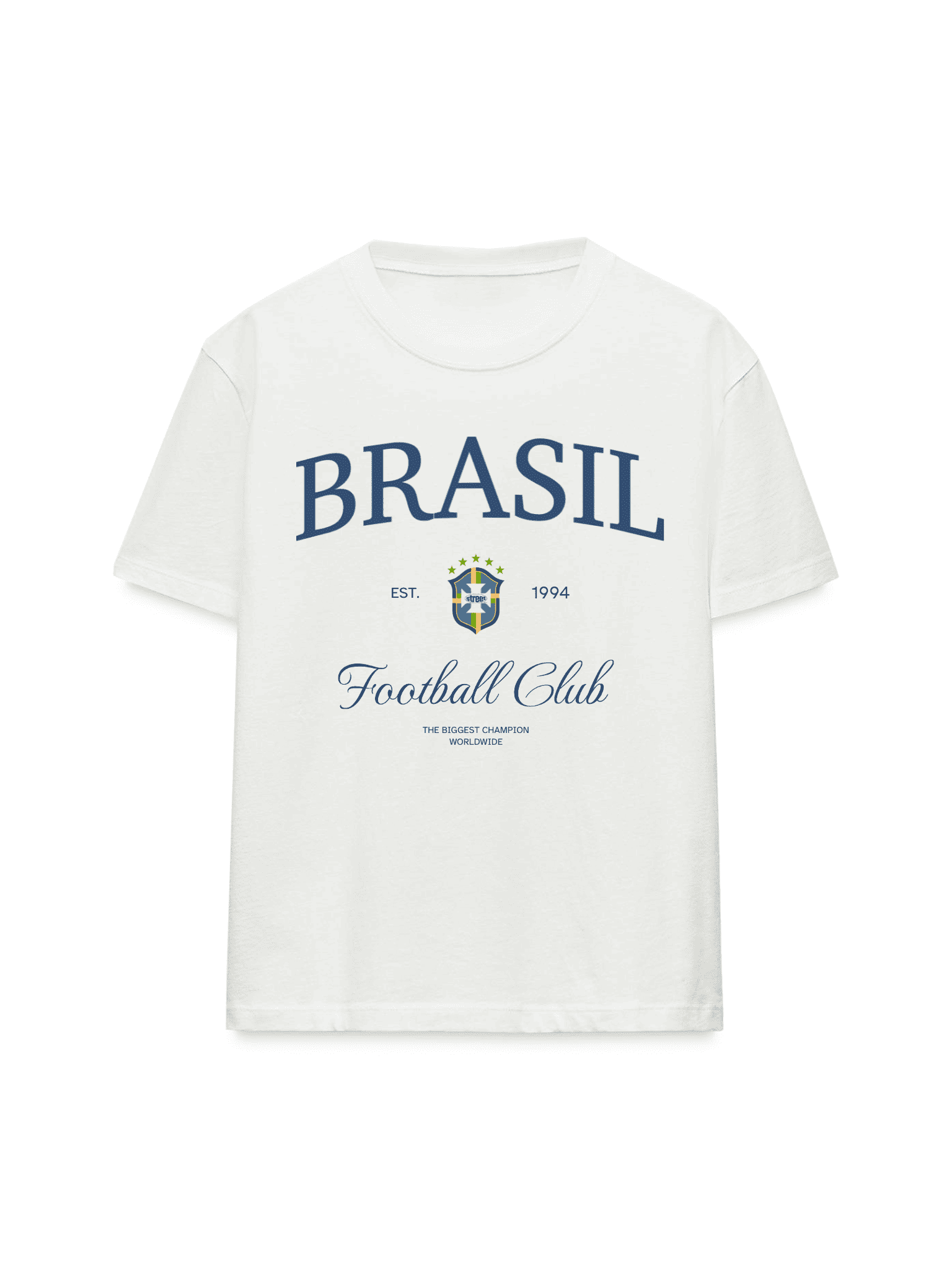 CAMISETA CASUAL FEMININA BRASIL CLASSIC PREMIUM