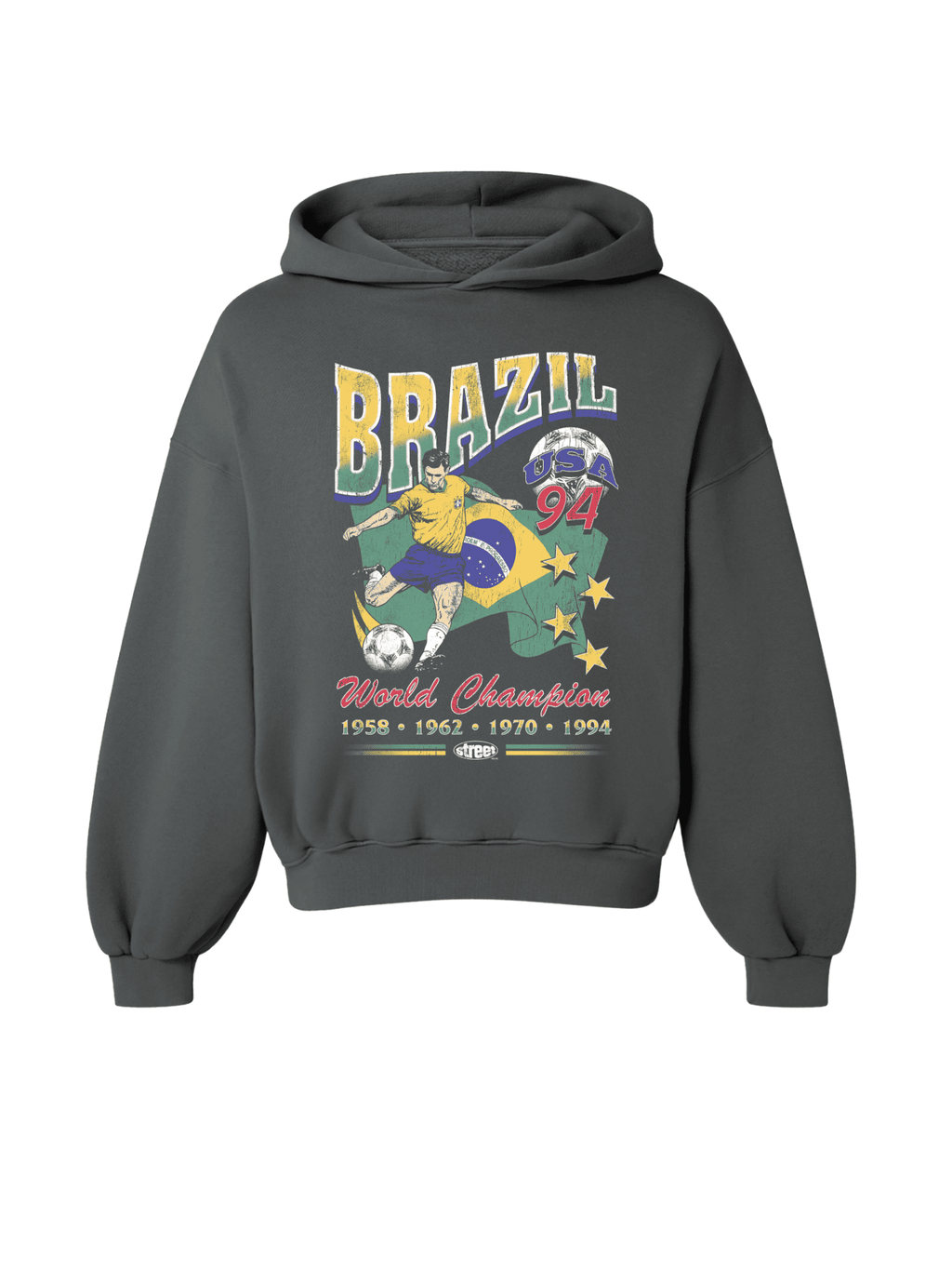 MOLETOM BOXY OVERSIZED BRASIL WORLD CHAMPION STREETWEAR PREMIUM
