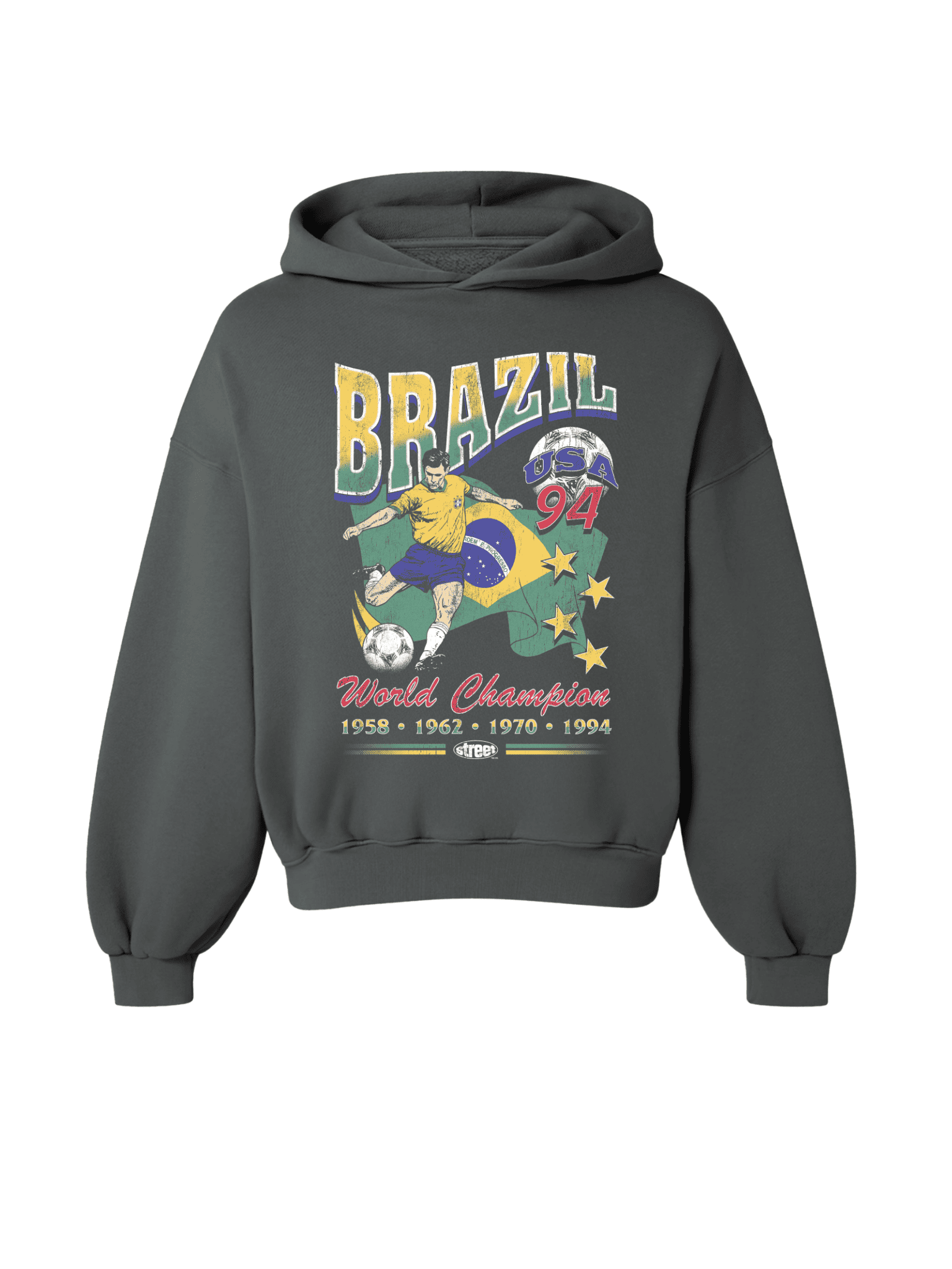 MOLETOM BOXY OVERSIZED BRASIL WORLD CHAMPION STREETWEAR PREMIUM