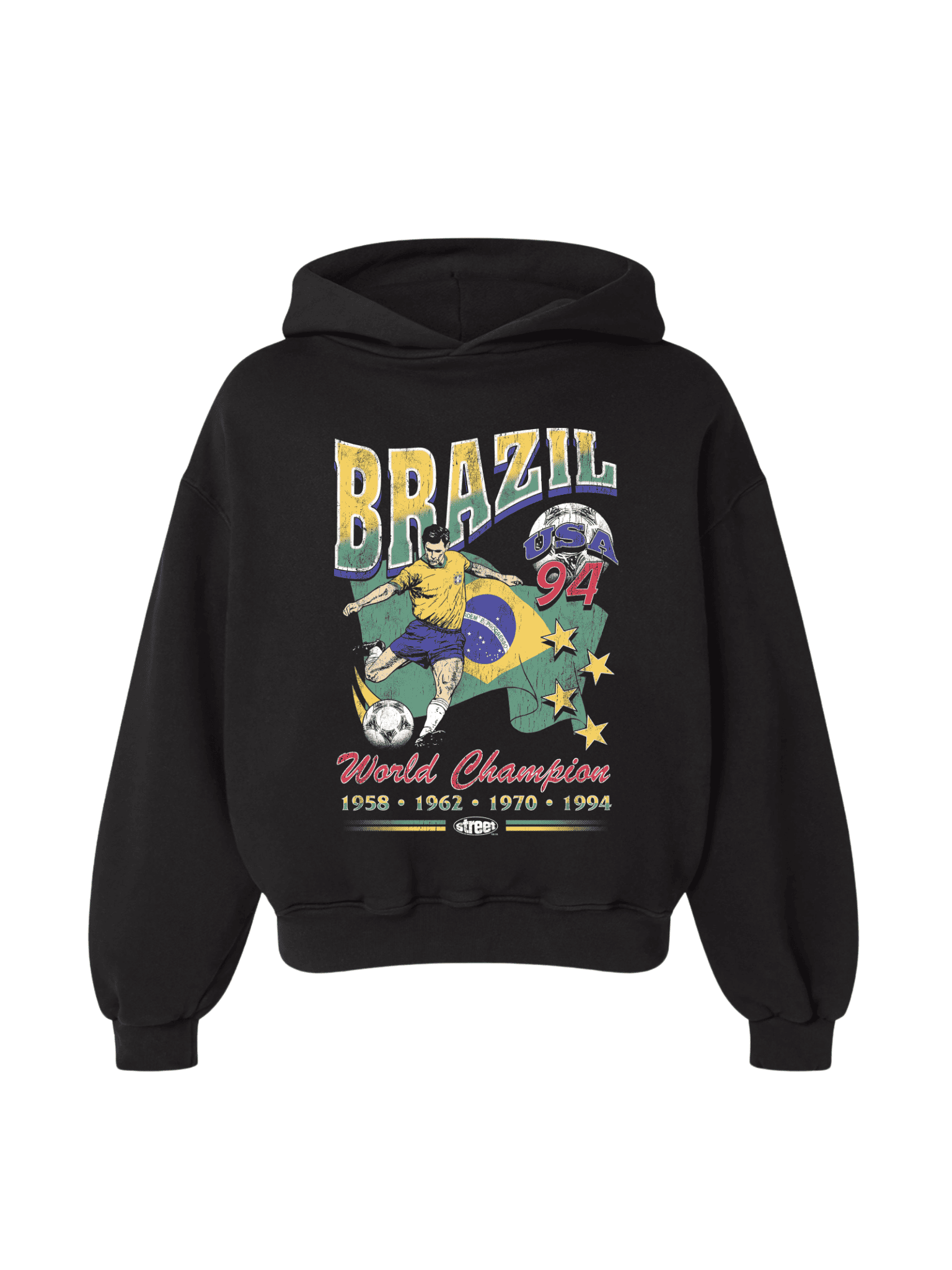 MOLETOM BOXY OVERSIZED BRASIL WORLD CHAMPION STREETWEAR PREMIUM