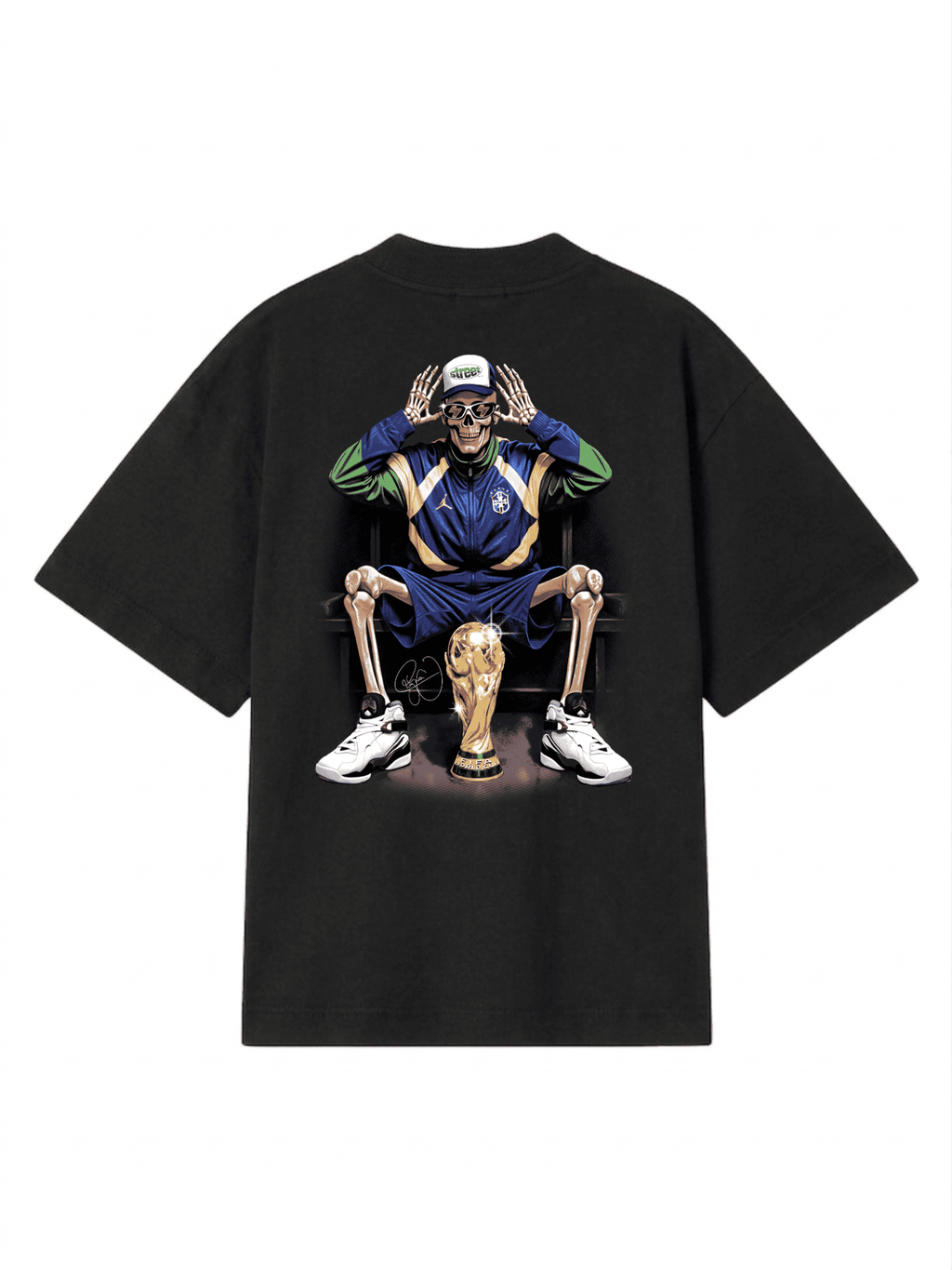 CAMISETA OVERSIZED BRASIL NEYMAR CHAMPION STREETWEAR PREMIUM