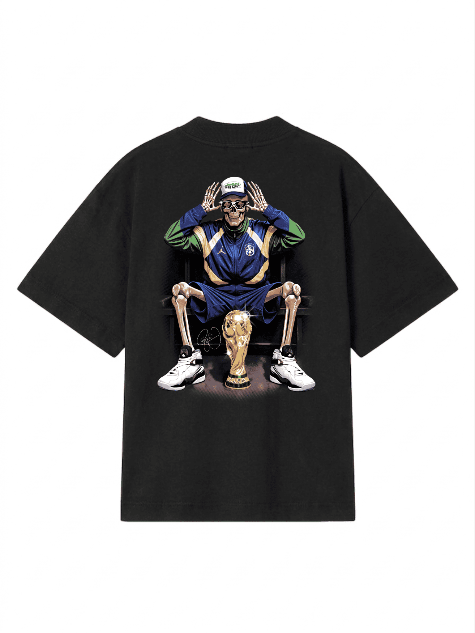 CAMISETA OVERSIZED BRASIL NEYMAR CHAMPION STREETWEAR PREMIUM