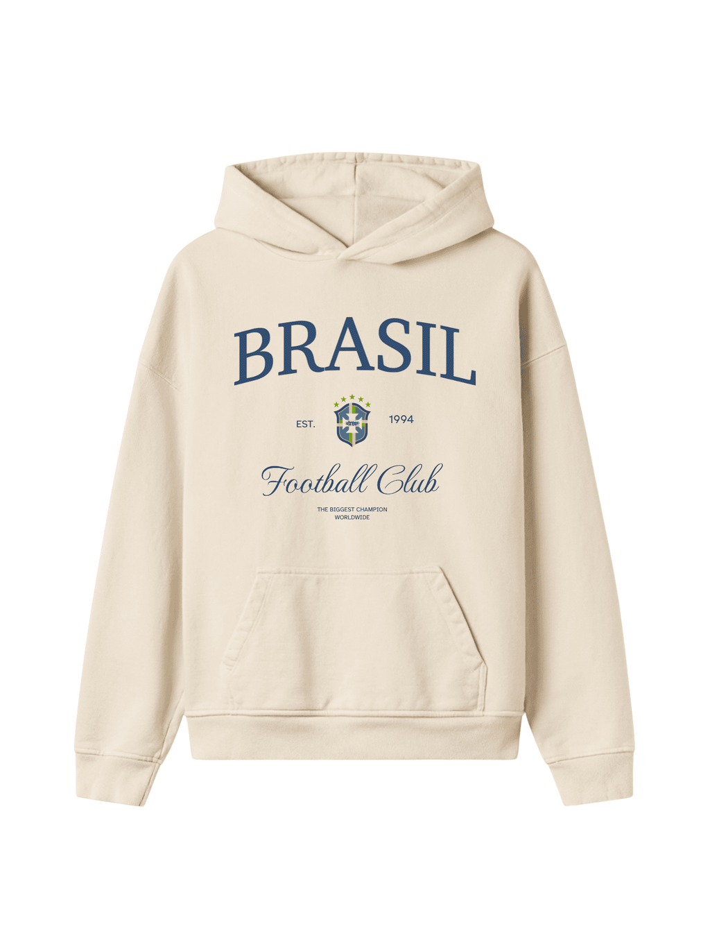 MOLETOM TRADICIONAL BRASIL WORLD CHAMPION STREETWEAR PREMIUM