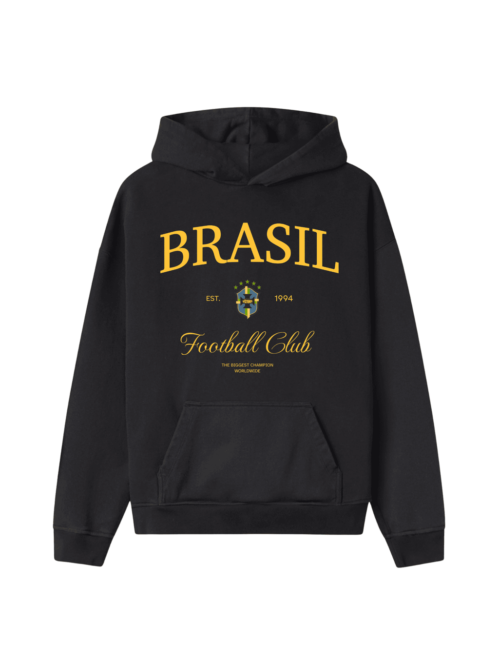 MOLETOM TRADICIONAL BRASIL WORLD CHAMPION STREETWEAR PREMIUM
