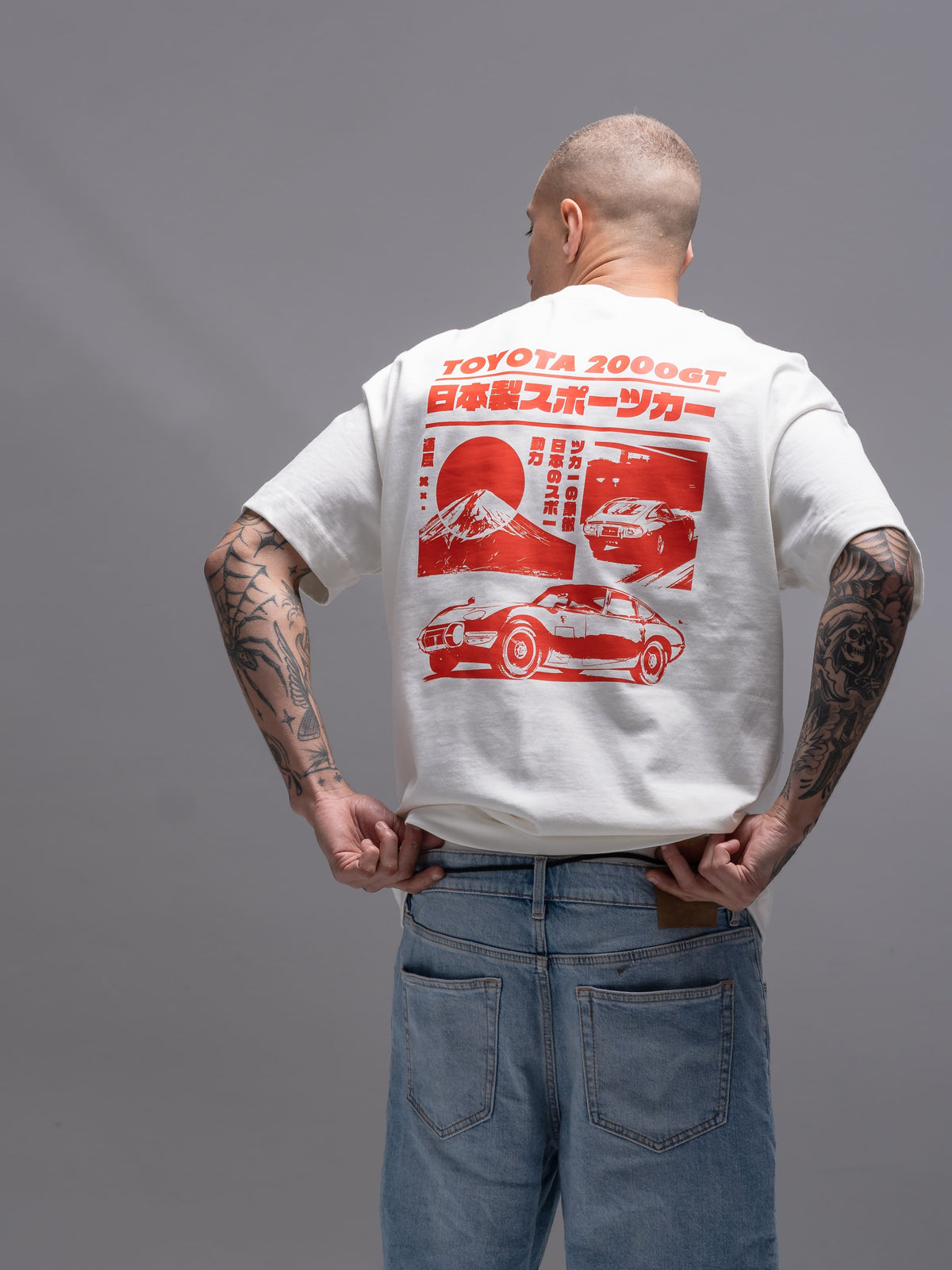 CAMISETA OVERSIZED TOYOTA 2000GT RACING ALGODAO