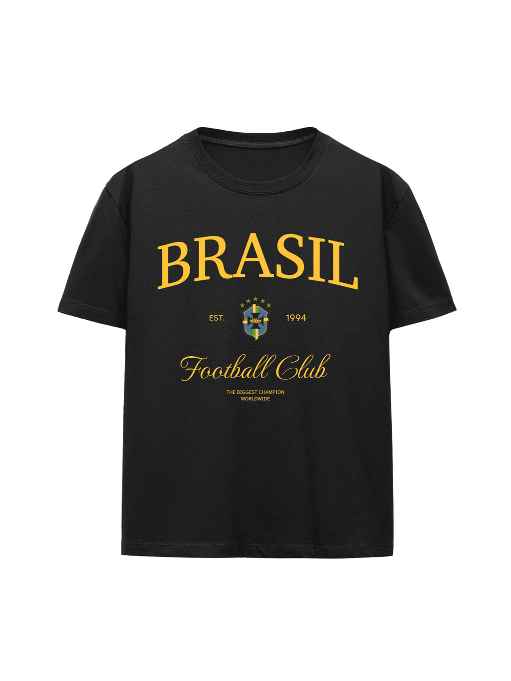 CAMISETA CASUAL FEMININA BRASIL CLASSIC PREMIUM