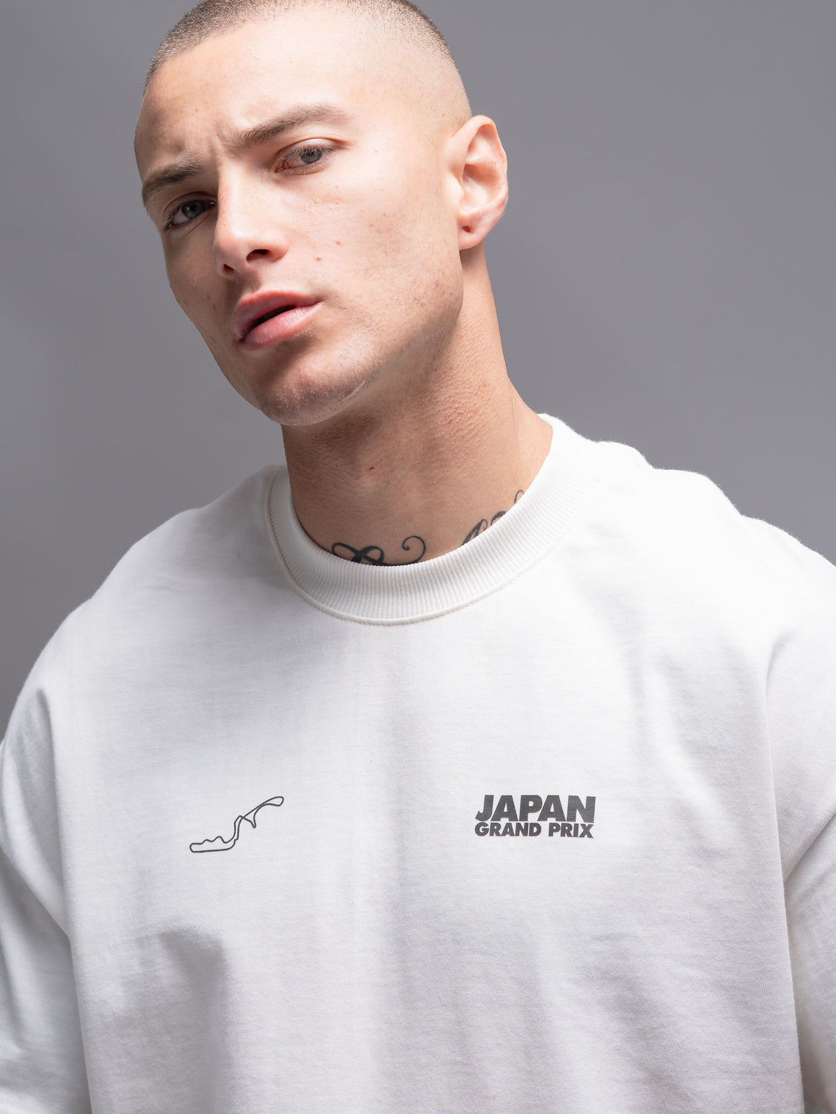 CAMISETA OVERSIZED JAPAN GRAN PRIX RACING STREETWEAR ALGODAO