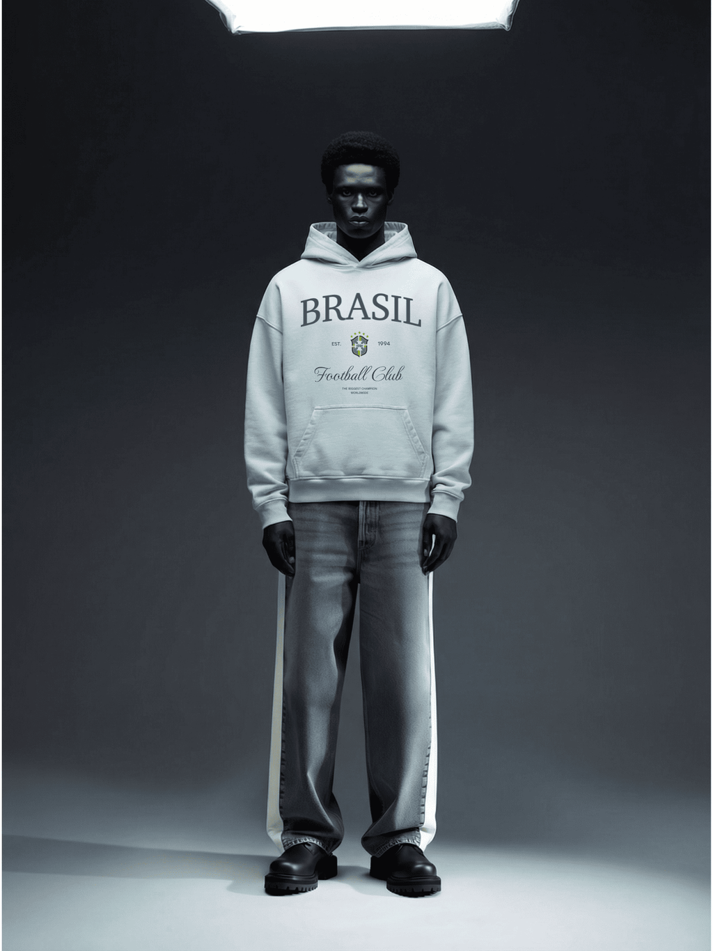 MOLETOM TRADICIONAL BRASIL WORLD CHAMPION STREETWEAR PREMIUM