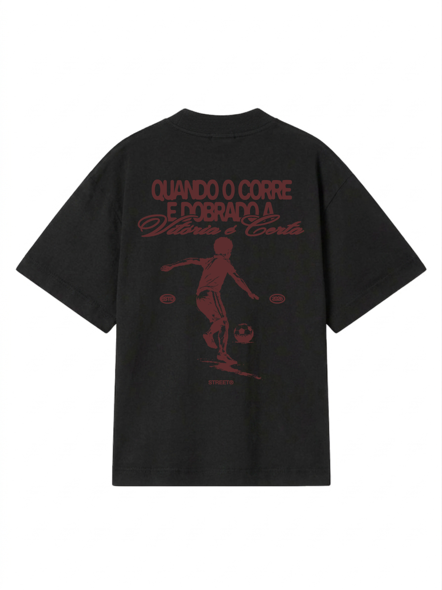 CAMISETA OVERSIZED BRASIL VITÓRIA CERTA STREETWEAR PREMIUM