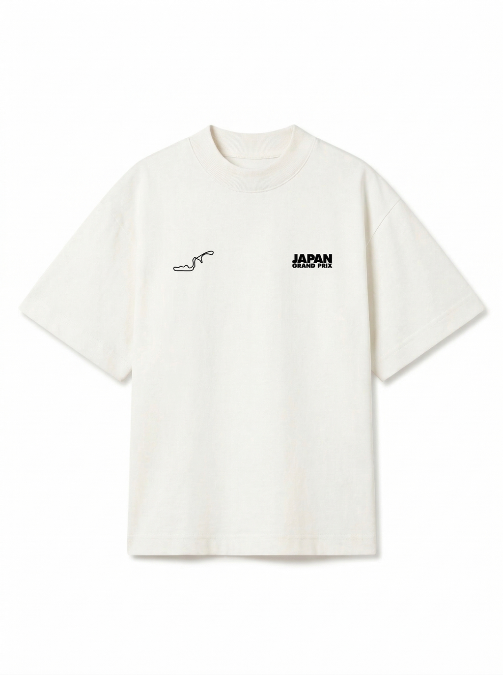 CAMISETA OVERSIZED JAPAN GRAN PRIX RACING STREETWEAR ALGODAO