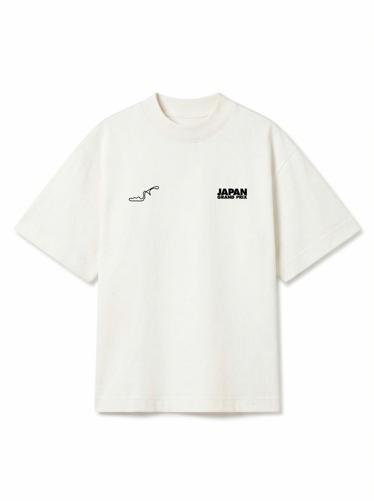 CAMISETA OVERSIZED JAPAN GRAN PRIX RACING STREETWEAR ALGODAO