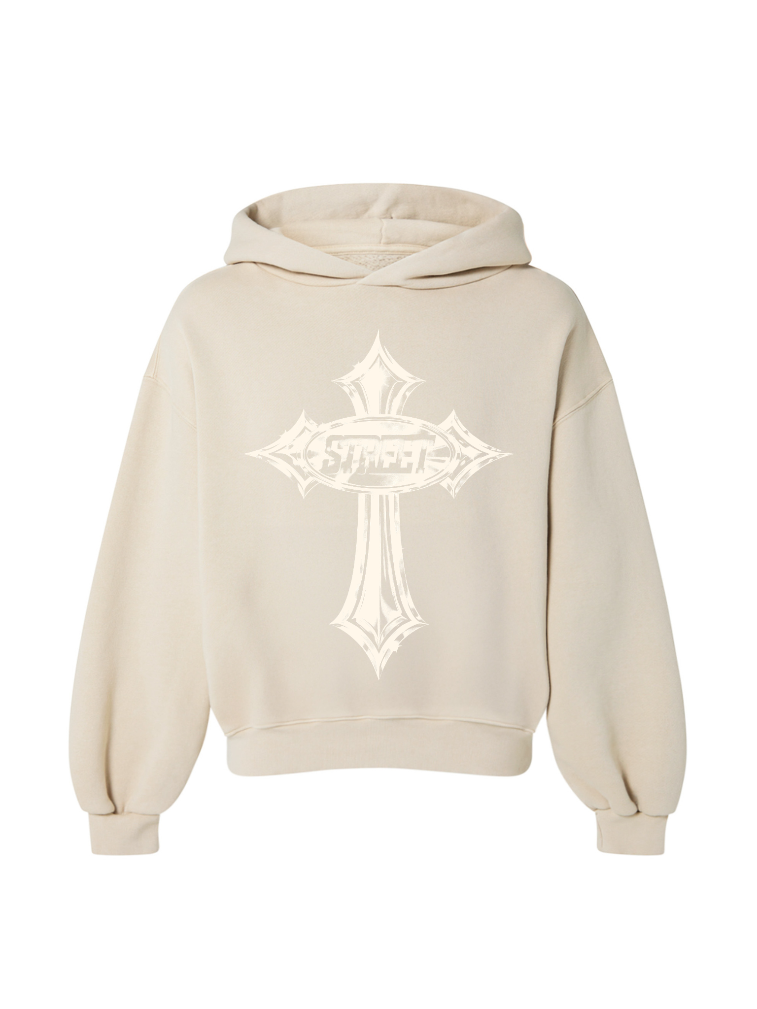 MOLETOM BOXY OVERSIZED IRON FAITH  STREETWEAR PREMIUM