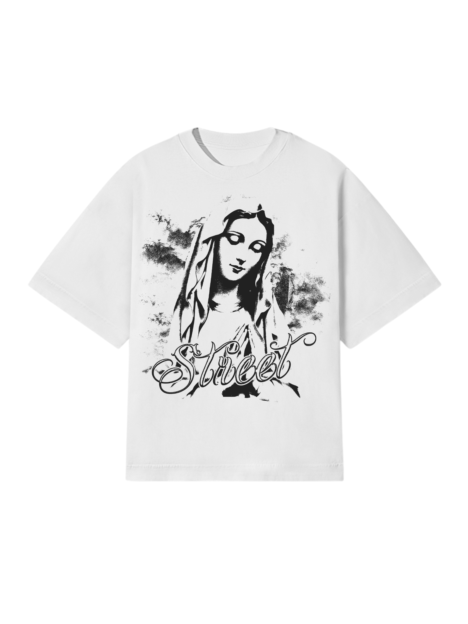 CAMISETA BOXY OVERSIZED IRON FAITH STREETWEAR PREMIUM