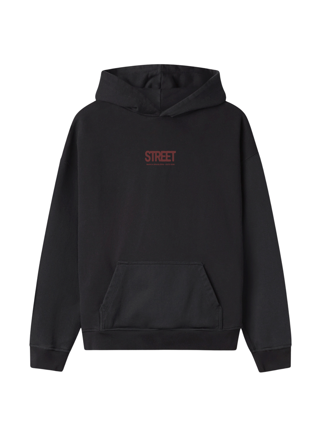 MOLETOM TRADICIONAL BRASIL VITÓRIA CERTA STREETWEAR PREMIUM COR:Azul Ártico;TAMANHO:G