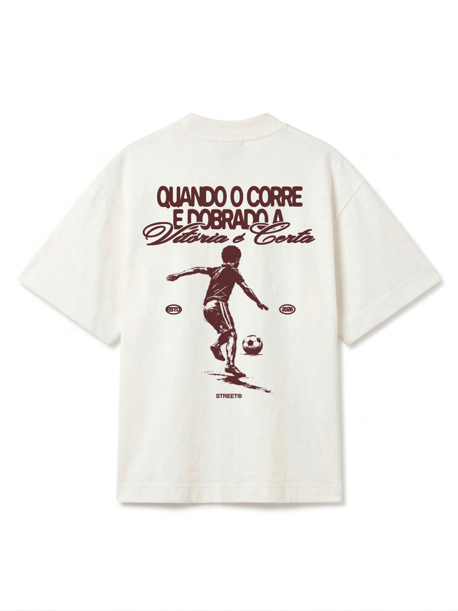 CAMISETA OVERSIZED BRASIL VITÓRIA CERTA STREETWEAR PREMIUM